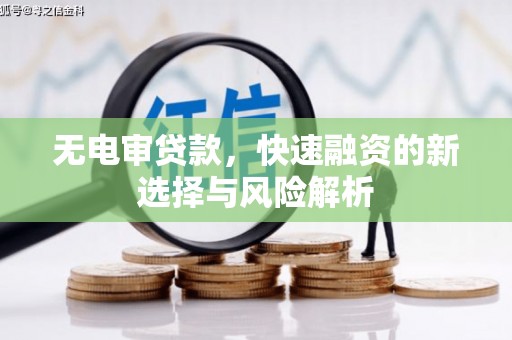 萧县无电审贷款，快速融资的新选择与风险解析
