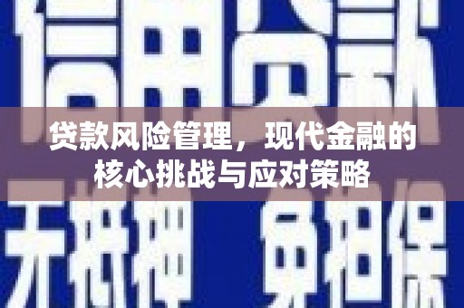 萧县贷款风险管理，现代金融的核心挑战与应对策略