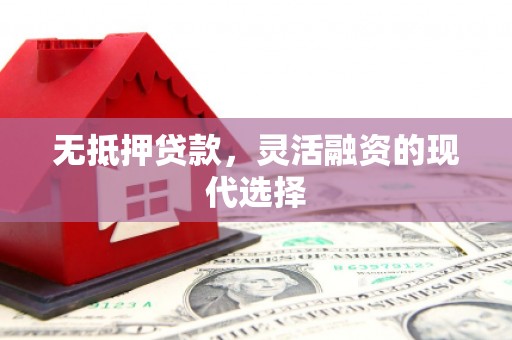 萧县无抵押贷款，灵活融资的现代选择