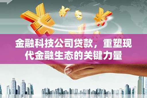 萧县金融科技公司贷款，重塑现代金融生态的关键力量