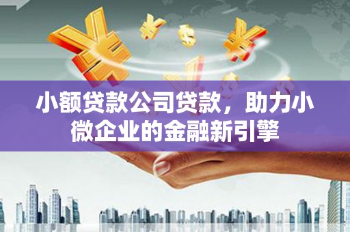 萧县小额贷款公司贷款，助力小微企业的金融新引擎