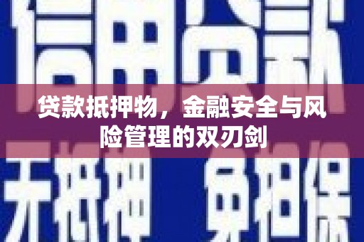 萧县贷款抵押物，金融安全与风险管理的双刃剑